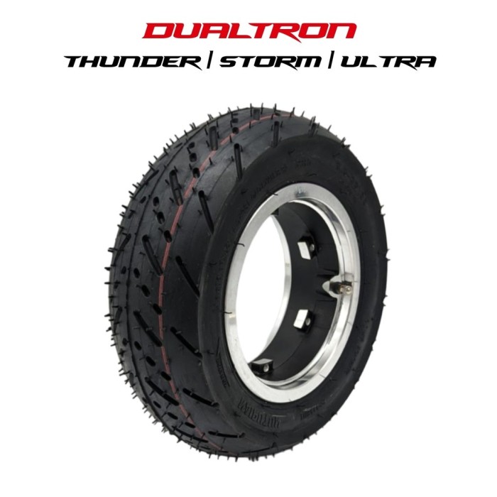 DUALTRON THUNDER 1/2 & STORM & ULTRA & ALIEN | JANTE AVANT/AR AVEC PNEU (ANTI-CREVAISON)