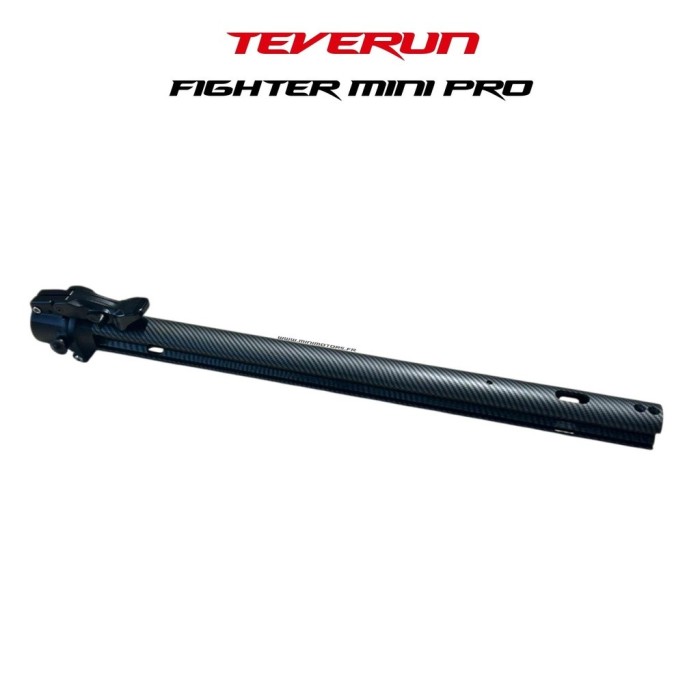 TEVERUN FIGHTER MINI PRO 2025 | COLONNE DE DIRECTION AVEC PLIAGE EFFET CARBONE