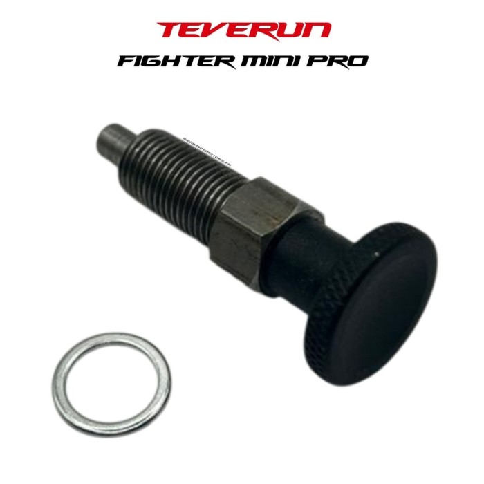 TEVERUN FIGHTER MINI PRO 2025 | GOUPILLE DE VERROUILLAGE PLIABLE EFFET CARBONE