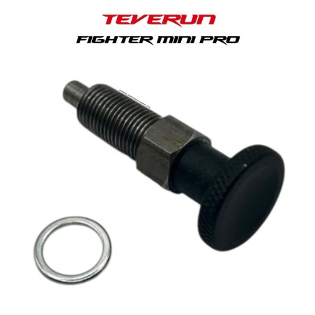 TEVERUN FIGHTER MINI PRO 2025 | GOUPILLE DE VERROUILLAGE PLIABLE EFFET CARBONE