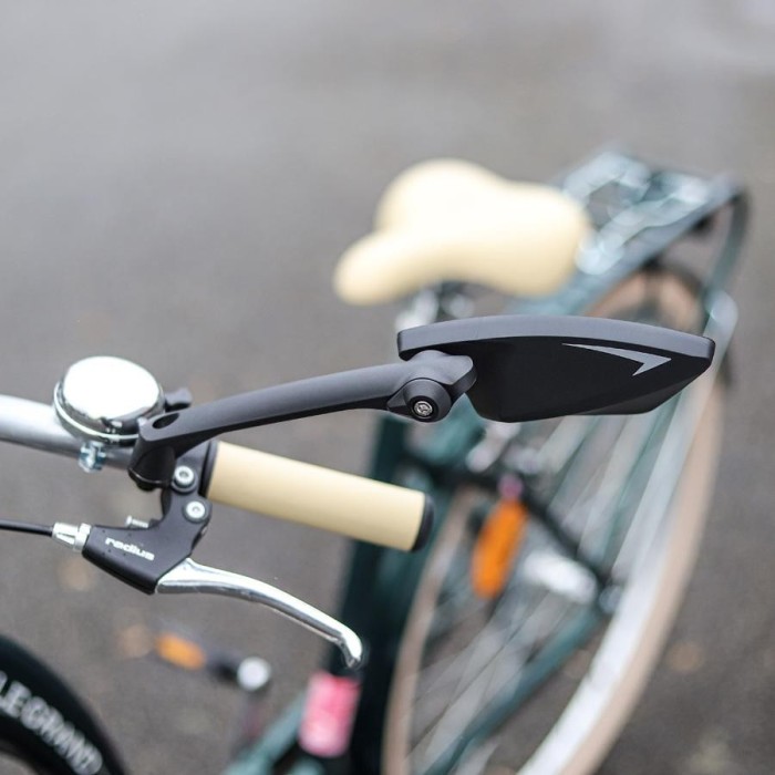 RETRO VELO OPTIMIZ GAUCHE NOIR VERRE HD ANTI-REFLET (VTT / VTC / E BIKE / VAE)