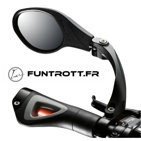Achat de Rétroviseur rotatif pour trottinette électrique. au meilleur prix sur Funtrott.fr, Livraison 24H/48H