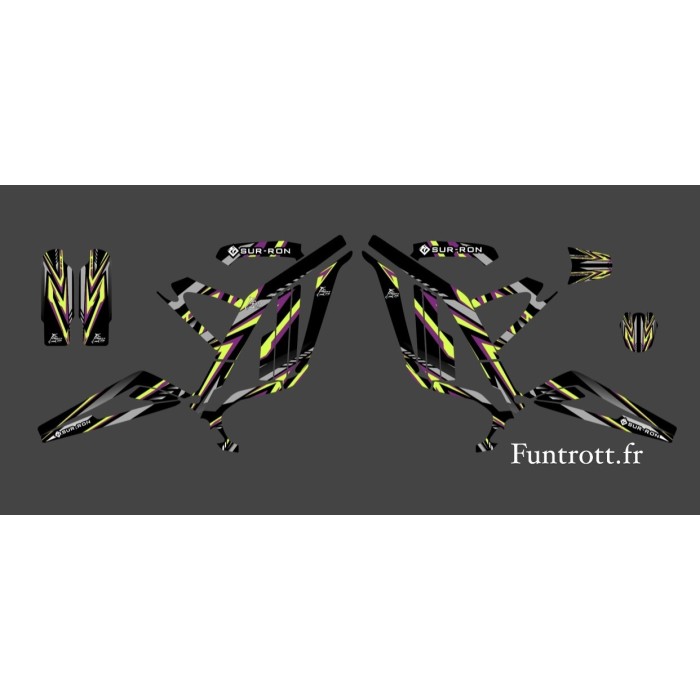 Achat de Kit déco moto électrique Sur-Ron. au meilleur prix sur Funtrott.fr, Livraison 24H/48H