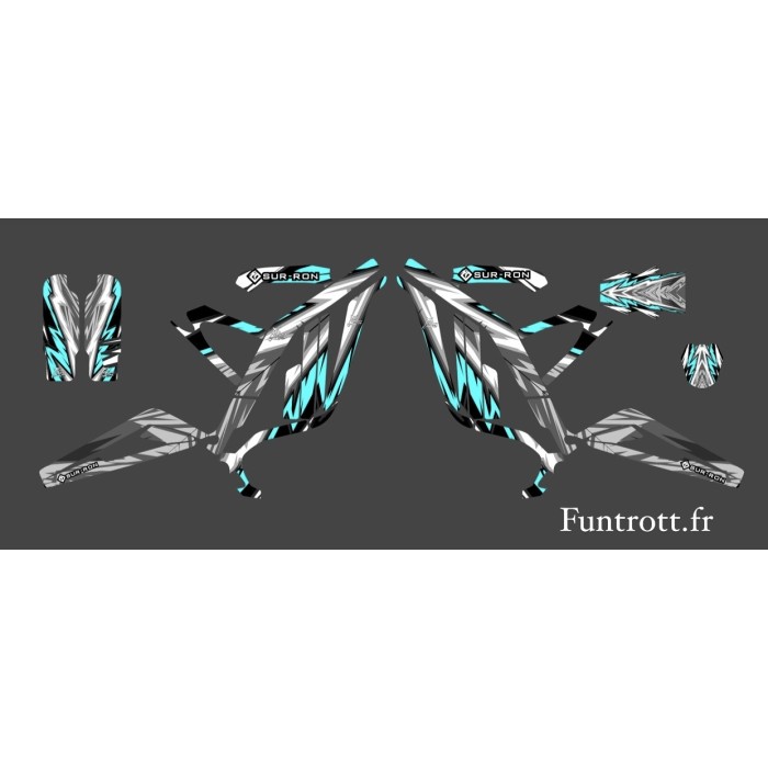 Achat de Kit déco moto électrique Sur-Ron. au meilleur prix sur Funtrott.fr, Livraison 24H/48H