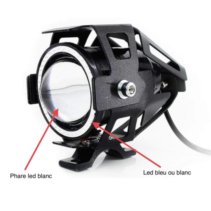 Achat de Phare additionnel avant LED au meilleur prix sur Funtrott.fr, Livraison 24H/48H