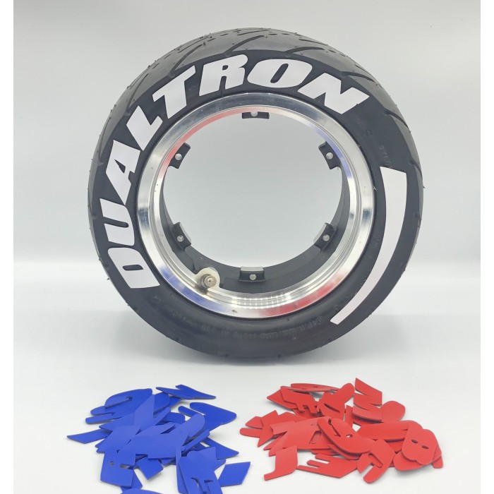 Achat de Stickers chiffre pour pneus au meilleur prix sur Funtrott.fr, Livraison 24H/48H