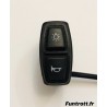 Achat de Commutateur 2 bouton lumière / klaxonne au meilleur prix sur Funtrott.fr, Livraison 24H/48H