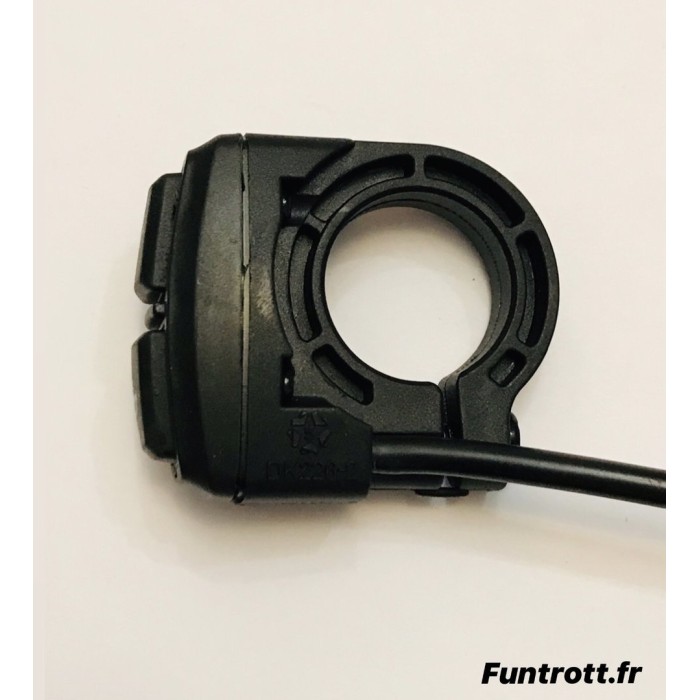 Achat de Commutateur 2 bouton lumière / klaxonne au meilleur prix sur Funtrott.fr, Livraison 24H/48H