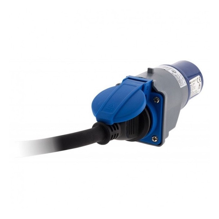 Adaptateur prise pour chargeur fem 2P+T 16A/male CEE 17 IP44