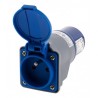 Adaptateur prise pour chargeur fem 2P+T 16A/male CEE 17 IP44
