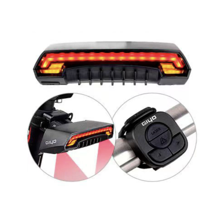 Clignotant avec feu de position et laser