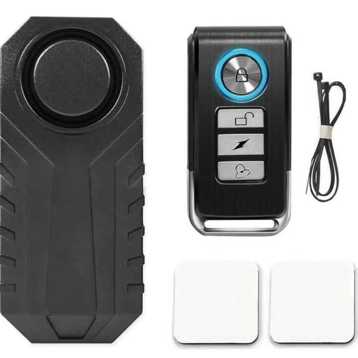Alarme de sécurité Anti-vol sans fil pour trottinette et vélo, étanche, avec télécommande