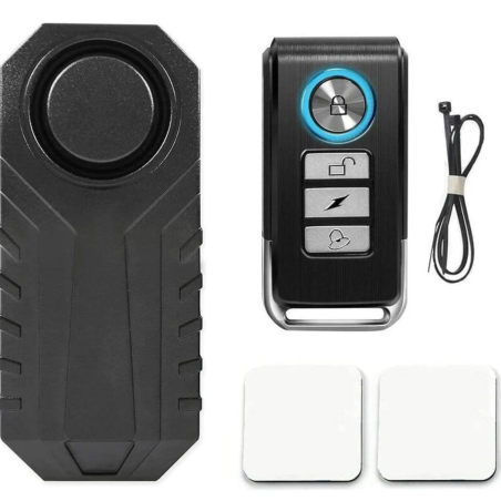 Alarme de sécurité Anti-vol sans fil pour trottinette et vélo, étanche, avec télécommande