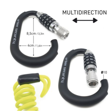 Câble Antivol à Combinaison URBAN ø12x1200 mm - 16% de réduction