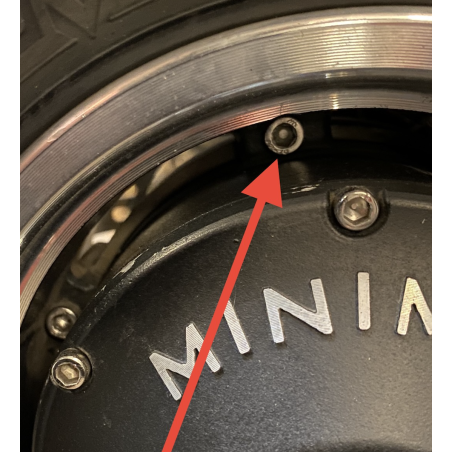 vis jante dualtron Minimotors (x6)