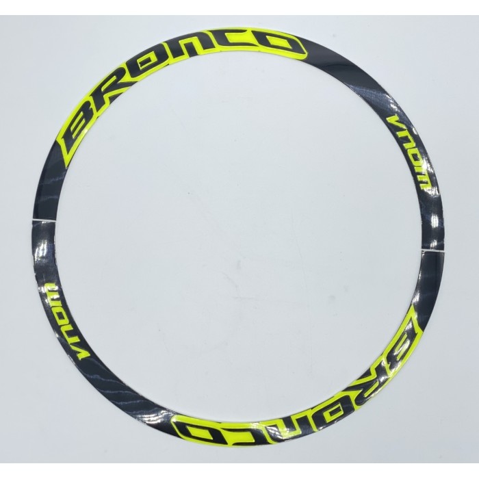 Stickers FLUO pour jantes pour Bronco Vnom