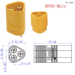 La paire connecteur MT60 AMASS