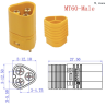 La paire connecteur MT60 AMASS