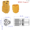 La paire connecteur MT60 AMASS