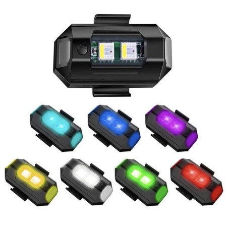 Feu Led avertissement rechargeable pour trottinette électrique.