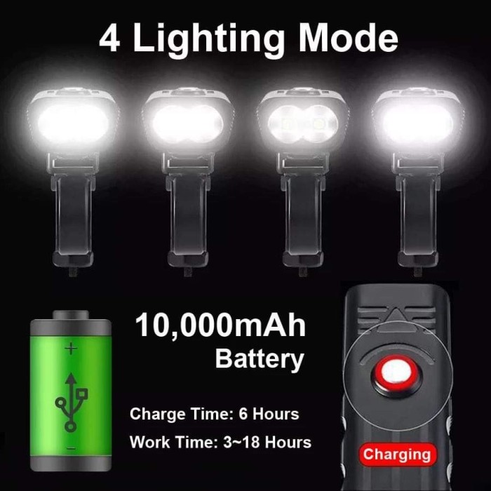 Lumière USB rechargeable étanche/ lampe