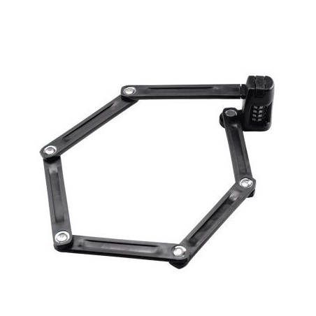 Achat de ANTIVOL PLIABLE A CODE L 85CM RANGERS NOIR AVEC SUPPORT au meilleur prix sur Funtrott.fr, Livraison 24H/48H