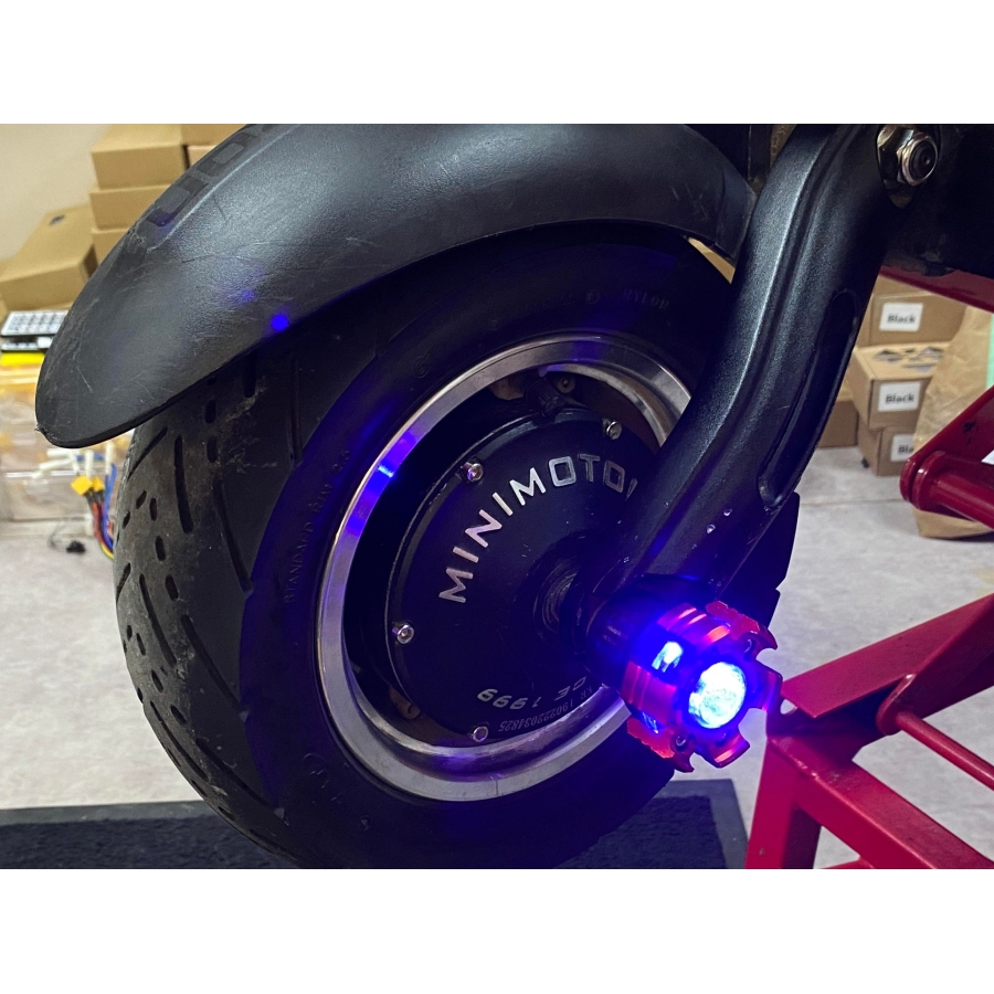 Top Block Protection de roue lumineux-clignotant pour trottinette  électrique.