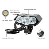 Phare avant LED TRIPLE OPTIQUE T6 3500 lumens pour trottinette électrique
