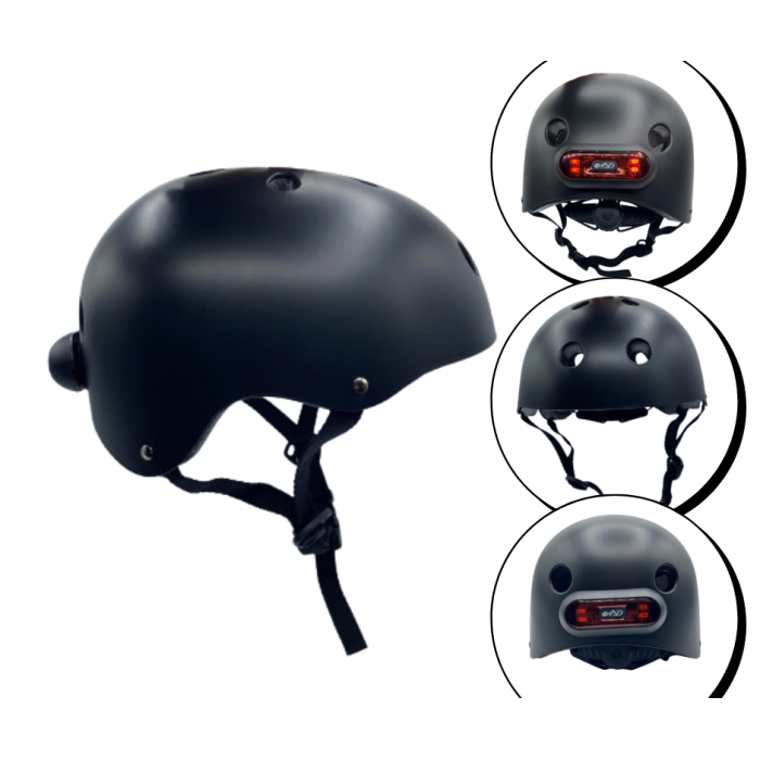 Casque Vélo/ Trottinette avec led rechargeable.