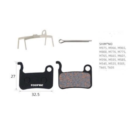 paire plaquettes de frein organic ( compatible xtech / DT3 )