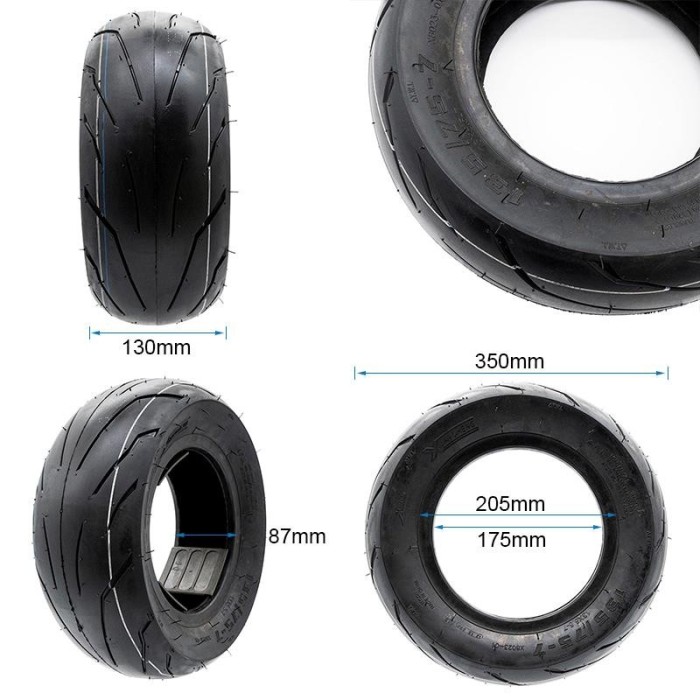 Pneu 135/75-7 pour Teverun Fighter 7260R / Dualtron X