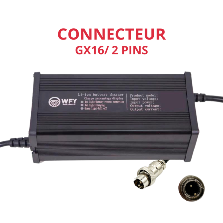 Achat de Chargeur rapide 72v 5ah Thunder 2 Norme CE au meilleur prix sur Funtrott.fr, Livraison 24H/48H