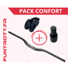 PACK - Guidon en carbone, tige de potence et potence pour Dualtron.