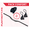 PACK - Guidon en carbone, rétroviseur et potence pour Nami.