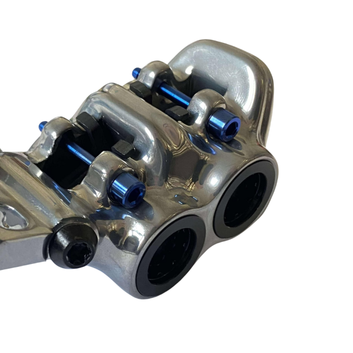 Paire de vis TITANE pour axe de frein pour etrier shimano et magura.