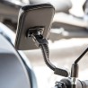 Myra - Support pour smartphone / GPS / PDA étanche - Fixation au rétroviseur