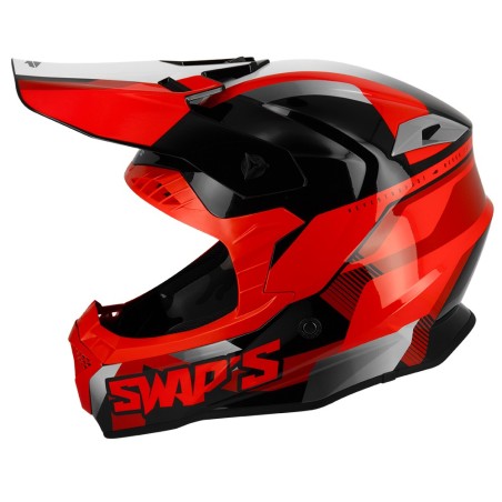 Casque enfant rouge