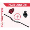 PACK - Guidon en carbone, tige de potence et potence pour Teverun.