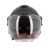 CASQUE JET TRENDY JT-406 DV NOIR MAT CE 22-06