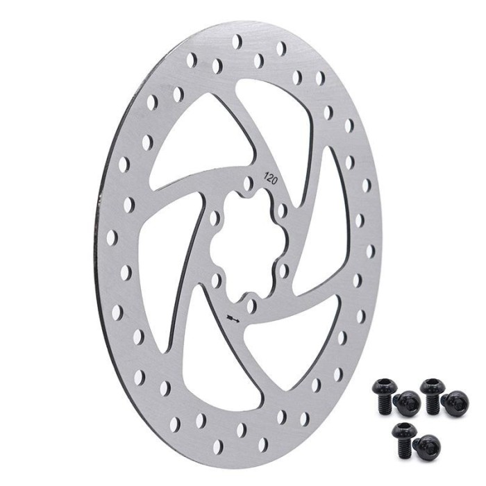 Disque de frein 120mm 6H argent