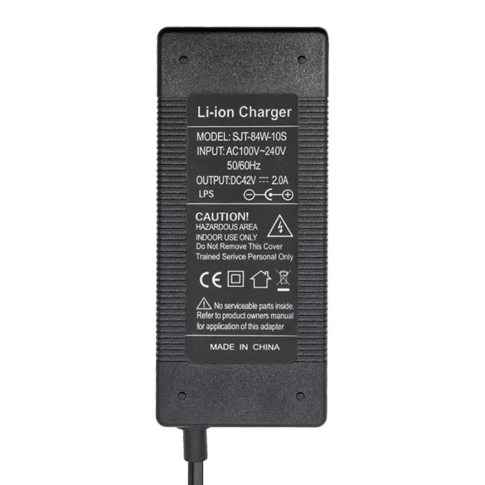 Chargeur 36V2A (sortie 42V2A) DC 5.5X2.1
