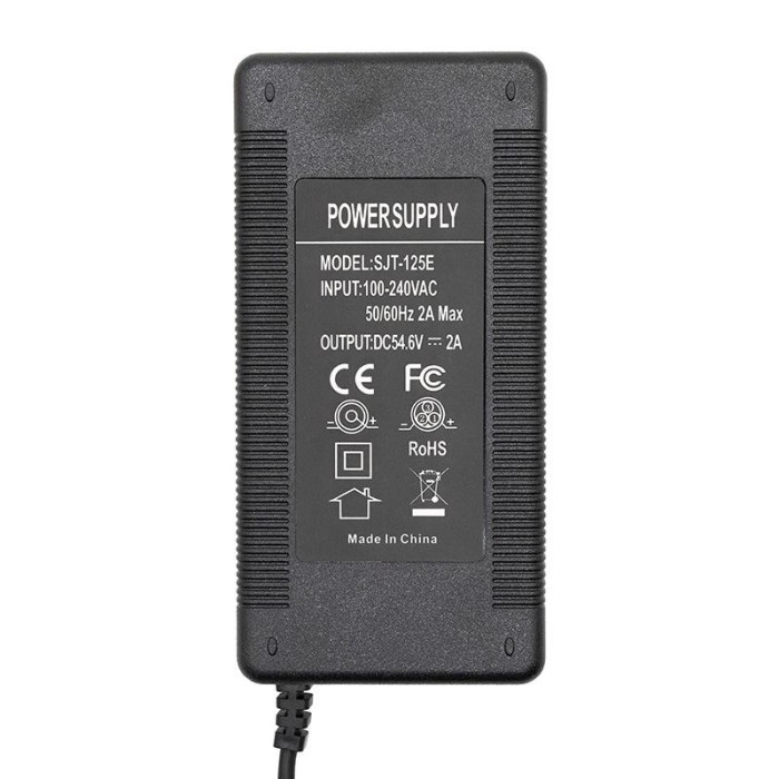 Chargeur 48v (sortie 54,6v) 2A connecteur Julet 3105