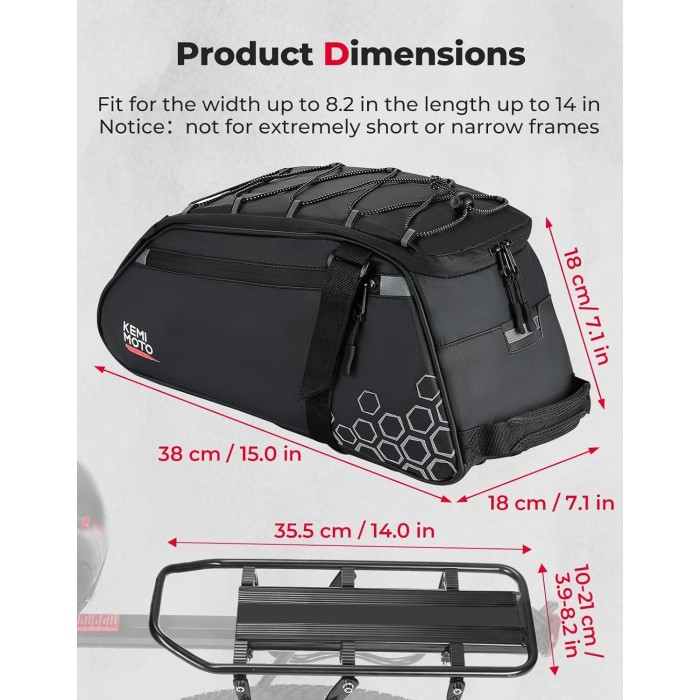Sac Porte-Bagages Arrière