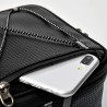 Sac de Vélo Électrique Étanche - Sacoche de Siège avec Rangement, Coffre pour Porte-vélos, Bande Réfléchissante - Noir (8L)