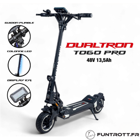 Trottinette Dualtron Togo Pro 48V 13.5Ah DGT - Étanchéité IPX5