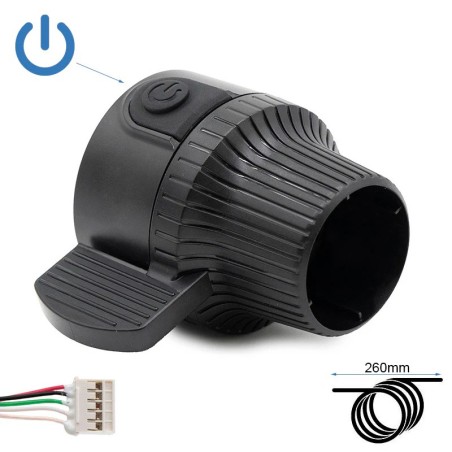 Accélérateur avec commodos et commutateurs d'allumage Kukirin