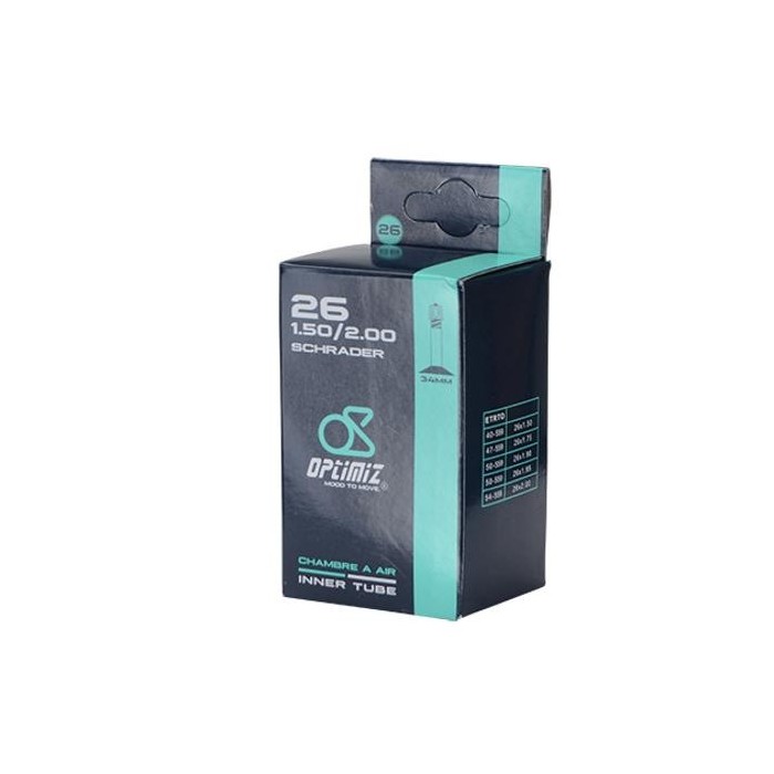 CHAMBRE A AIR VELO 26" X 1.50-2.00 (38 / 50-559) VS OPTIMIZ