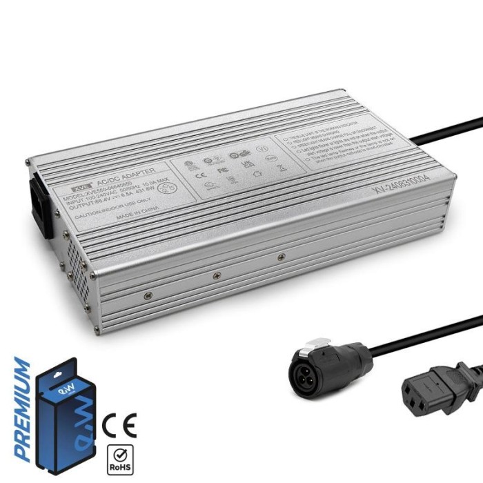 Chargeur 60V (sortie 66,4v) 6,5A connecteur LP16 [Ewheel]
