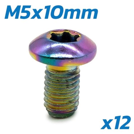 Vis M5x10 pour disques de frein – lot de 12