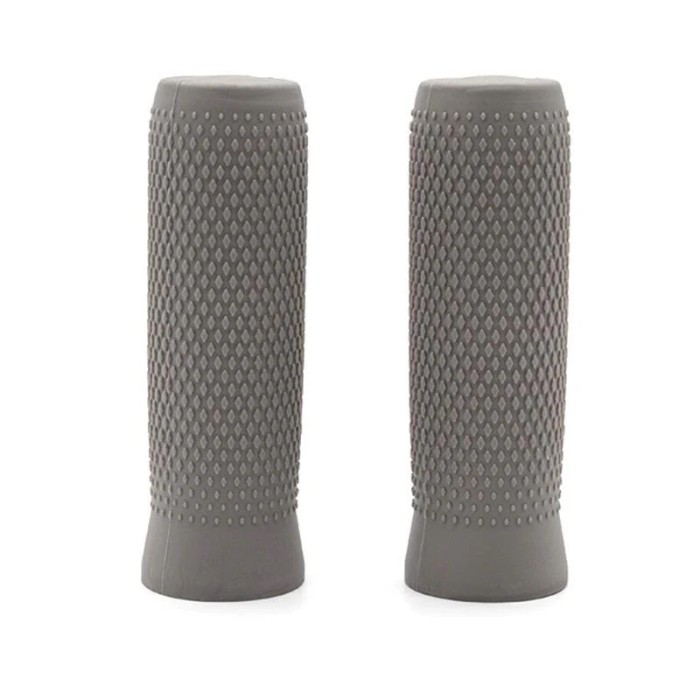 Poignets en silicone gris pour Ninebot Es1 Es2 Es4 - 2 pcs